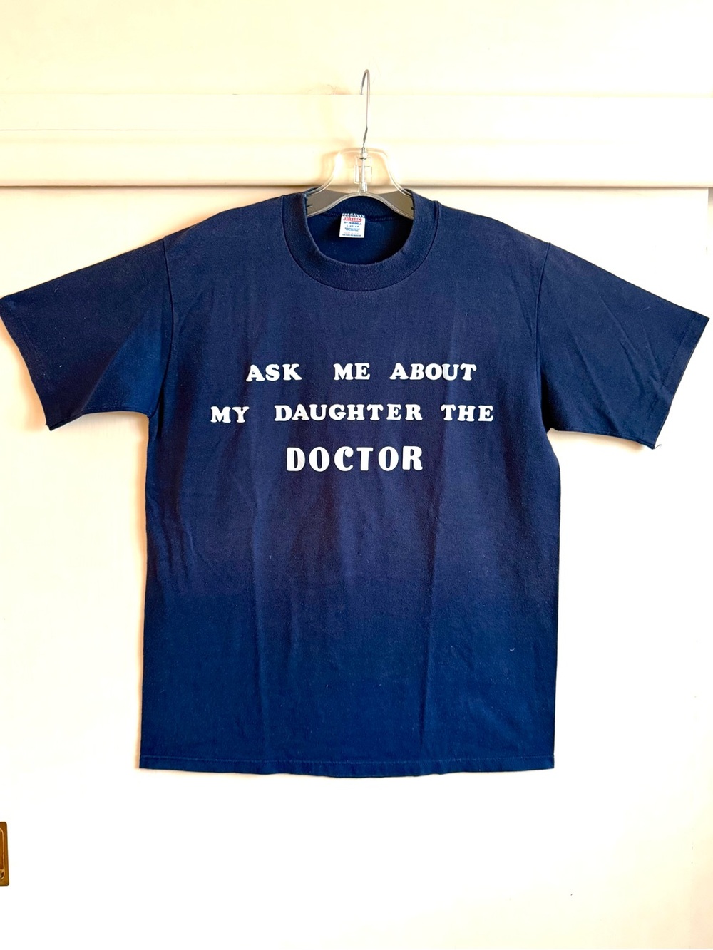 Ask Me About My Daughter The Doctor vintage T-shirt tee L M
